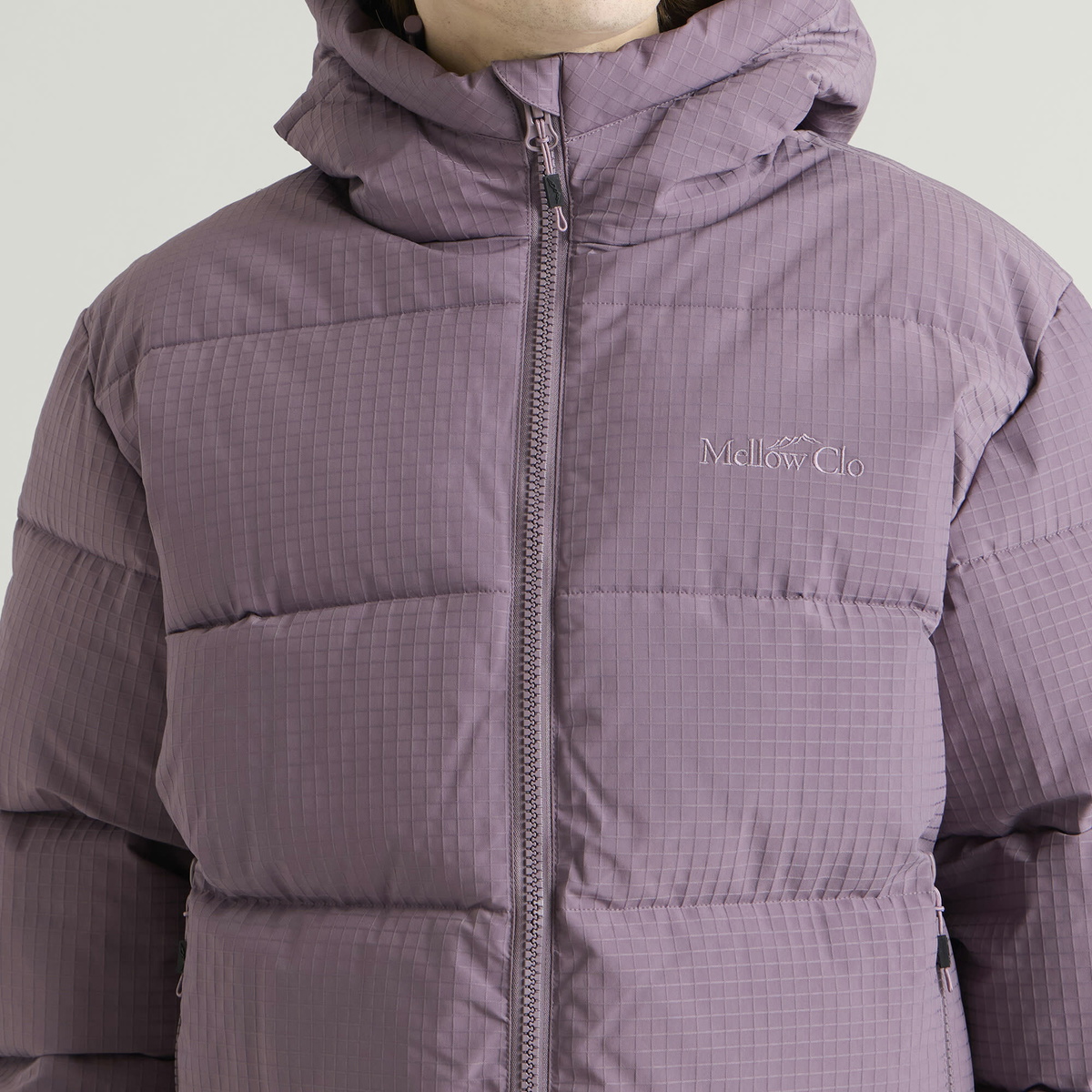 Mellow Clo Men's Summit Puffer Jacket in Rich Plum