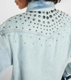 Alessandra Rich Studded denim jacket