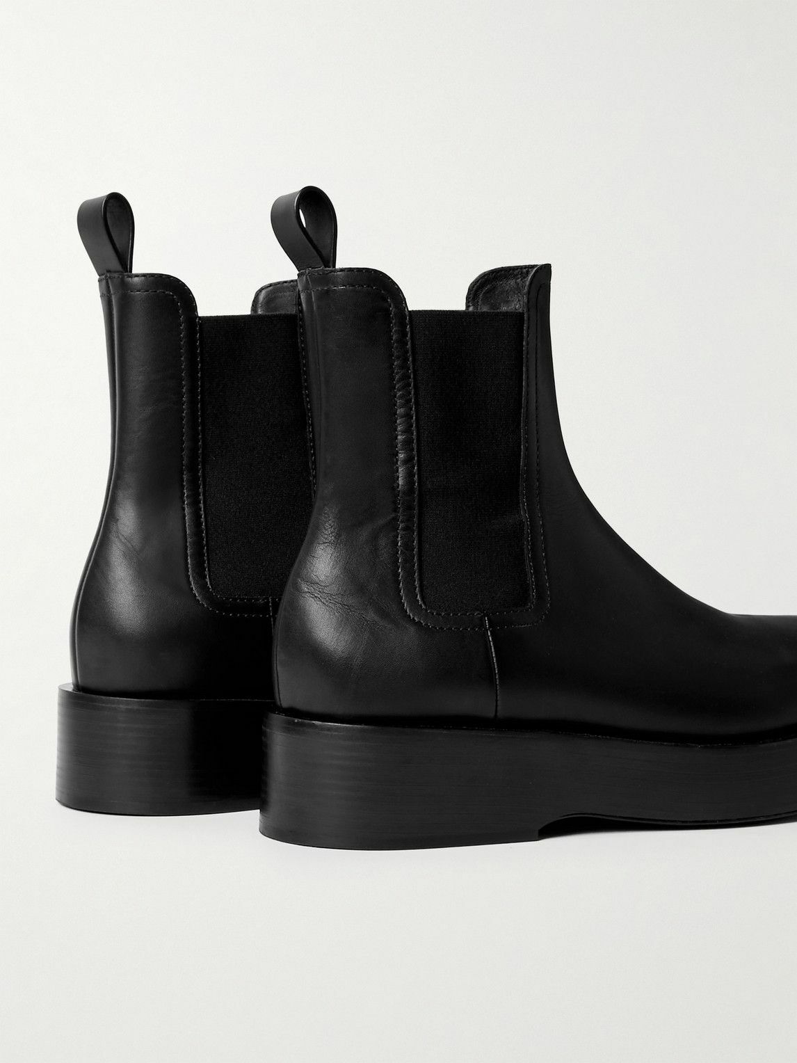 Bottega Veneta - Bumper Leather Chelsea Boots - Black