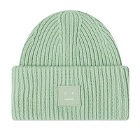 Acne Studios Pansy N Face Beanie in Spring Green