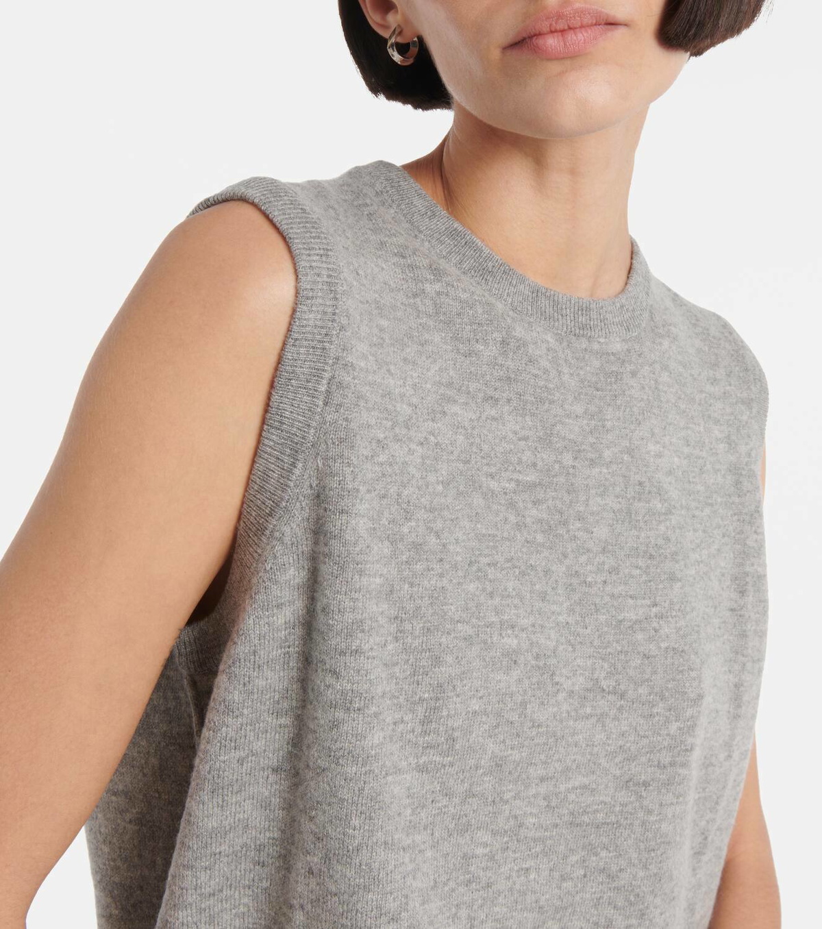 Jardin des Orangers Cashmere and wool sweater vest