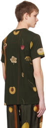 UMA WANG Green Joseph T-Shirt
