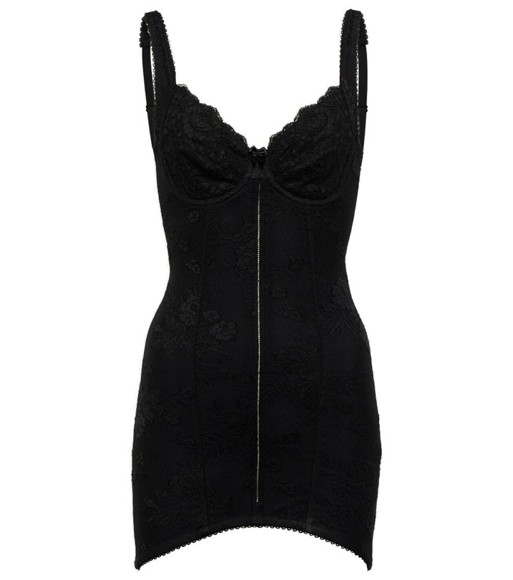 Photo: Balenciaga - Lace corset minidress