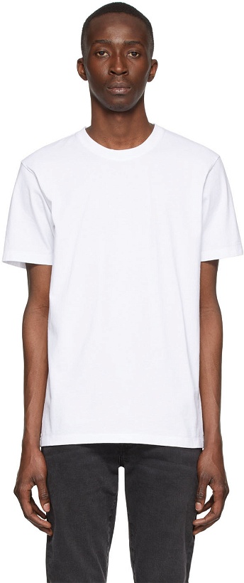 Photo: Frame White Cotton T-Shirt
