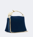 Erdem Bloom Micro velvet top-handle bag