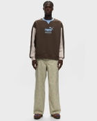 Puma X Kidsuper Crew Brown Sweatshirts