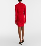 Rick Owens Lilies Svita jersey ruched minidress
