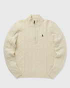 Polo Ralph Lauren Lscablehzpp Long Sleeve Pullover Beige - Mens - Pullovers