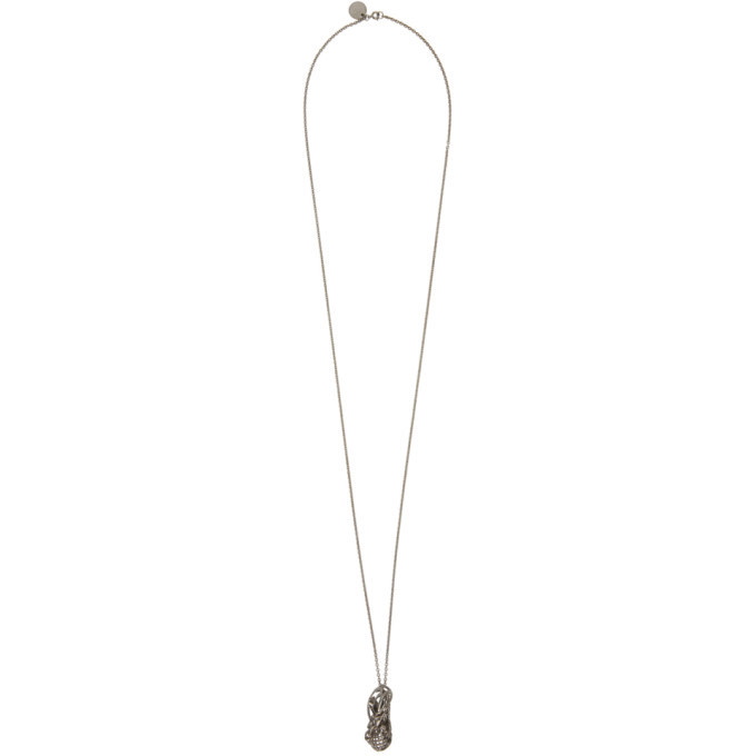 Marni Gunmetal Pendant Necklace Marni