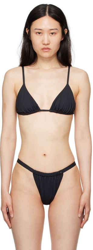 Photo: ANINE BING Black Brielle Bikini Top