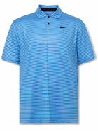 Nike Golf - Tour Striped Dri-FIT Golf Polo Shirt - Blue