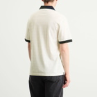 Fred Perry Men's Meyba Printed Polo Shirt in Ecru