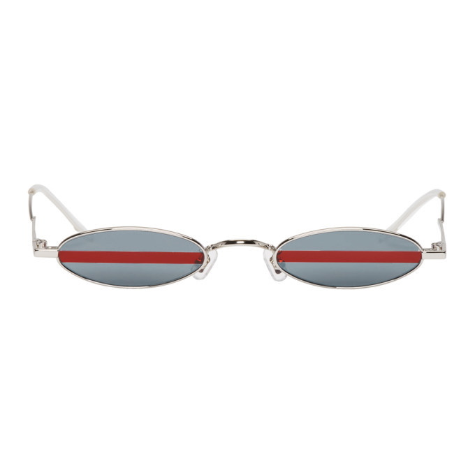 Gentle Monster Silver Stripe Vector Sunglasses Gentle Monster