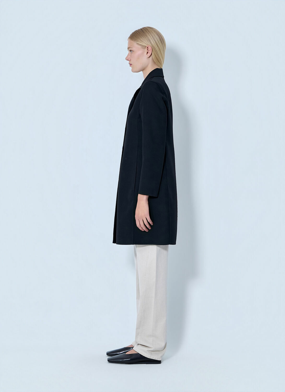 Jil Sander Single-Breasted Wool Coat