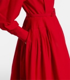 Ralph Lauren Collection Daley belted cotton-blend poplin gown