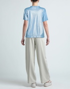 Massimo Alba Womens T-shirt Light in Blue