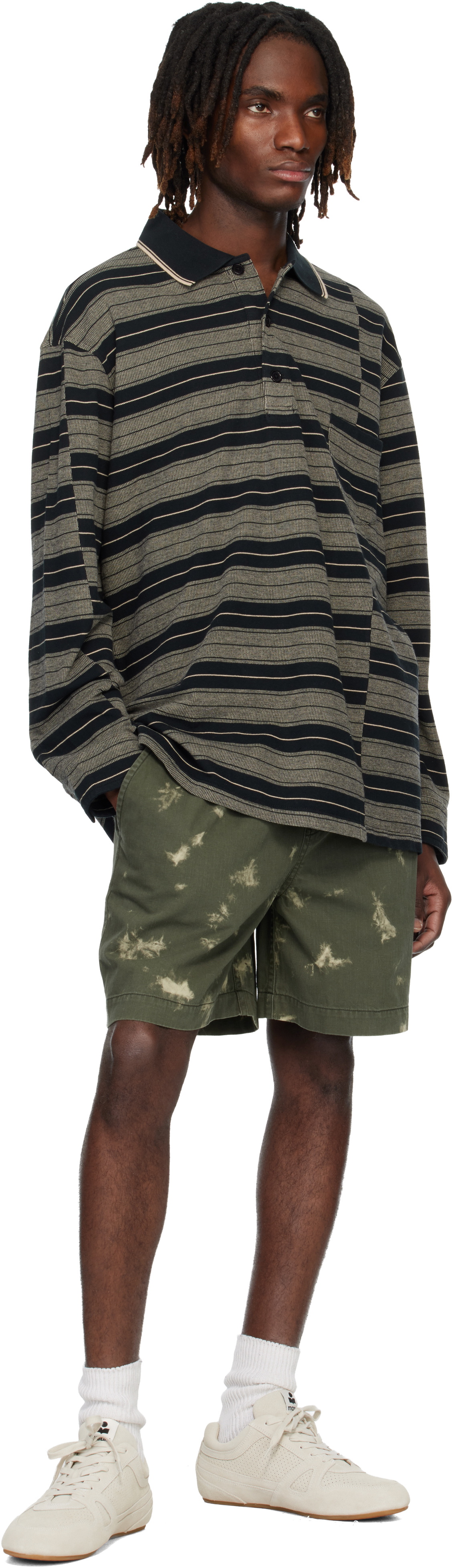 Isabel Marant Khaki Thydra Shorts