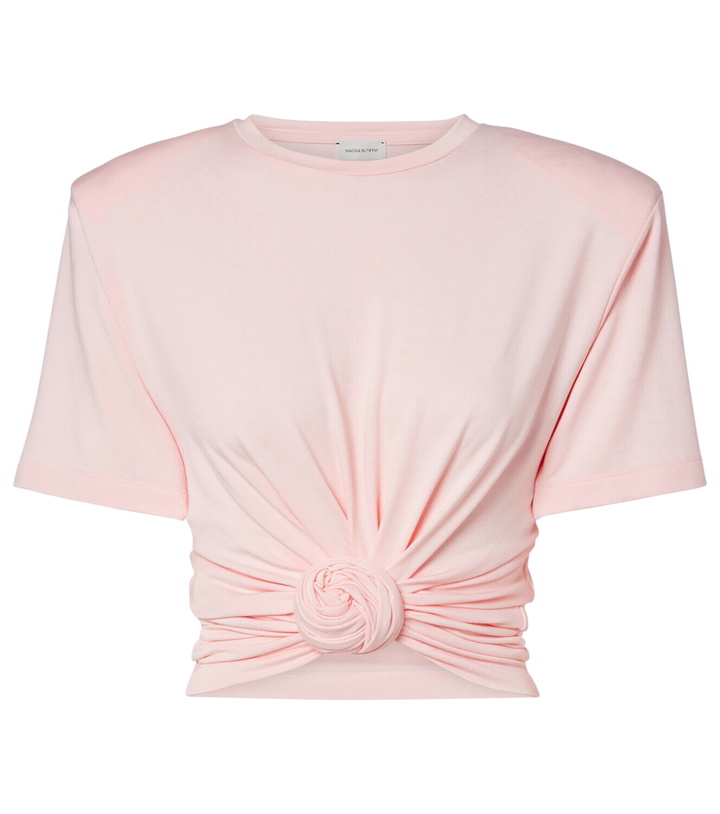 Photo: Magda Butrym Knotted jersey T-shirt