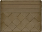 Bottega Veneta Green Intrecciato Card Holder