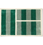 Pieces - Grass Court Striped Rug, 6' x 9' - Green