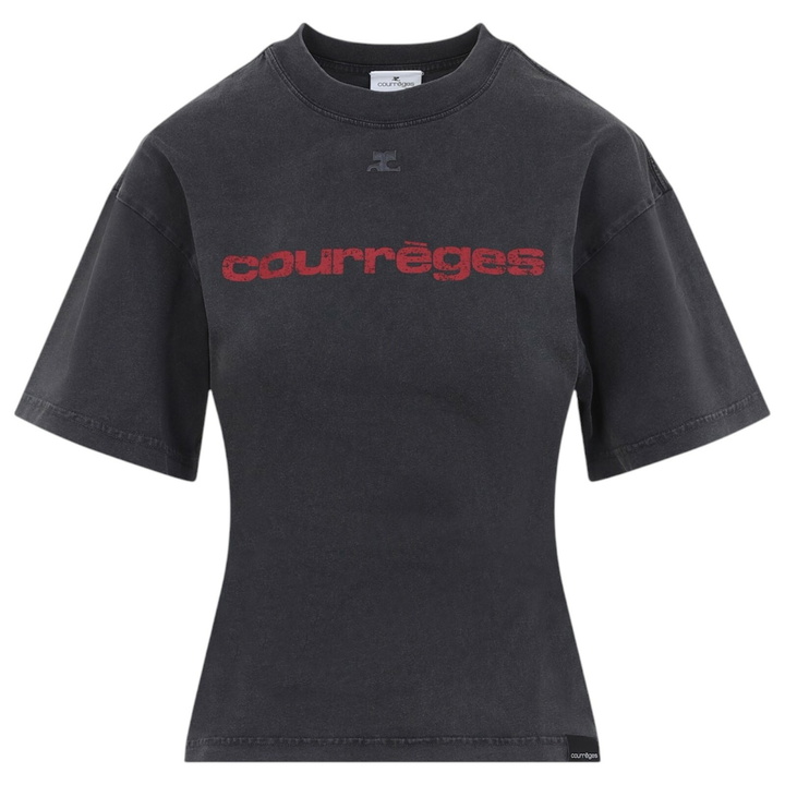 Photo: Courrèges Belted Printed Stone T-shirt