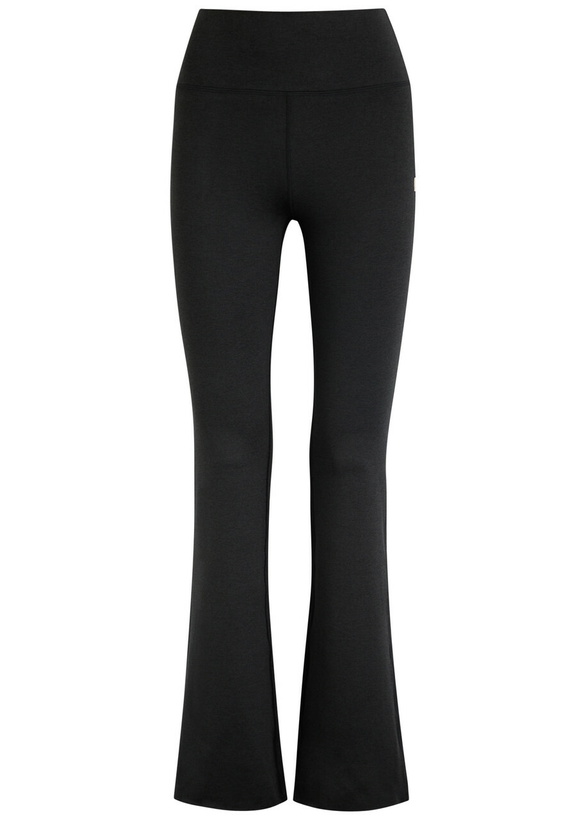 Photo: Vuori Halo Slim Flare Jersey Leggings Black