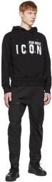 Dsquared2 Black Cotton Hoodie