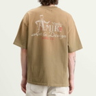 Amiri Men's Studio Skate T-Shirt in Camel