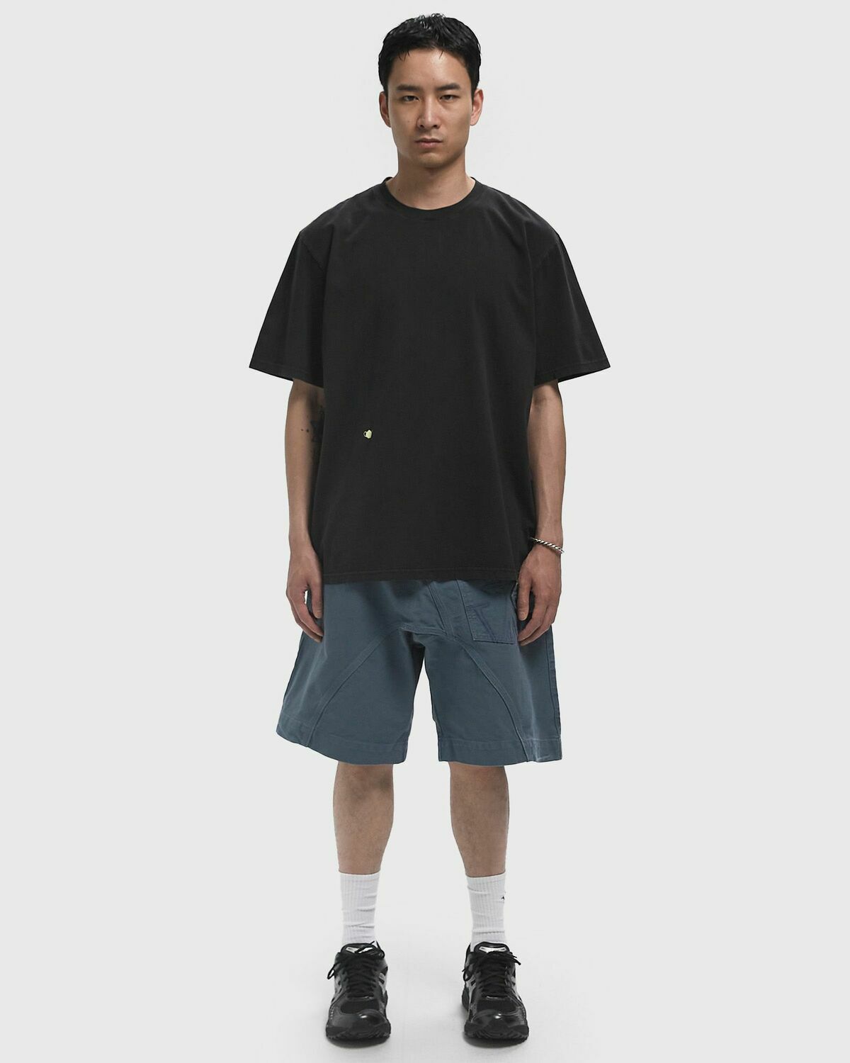 JW Anderson TWISTED WORKWEAR SHORTS Blue Mens Casual Short
