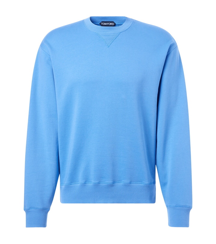 Photo: Tom Ford Cotton jersey sweatshirt