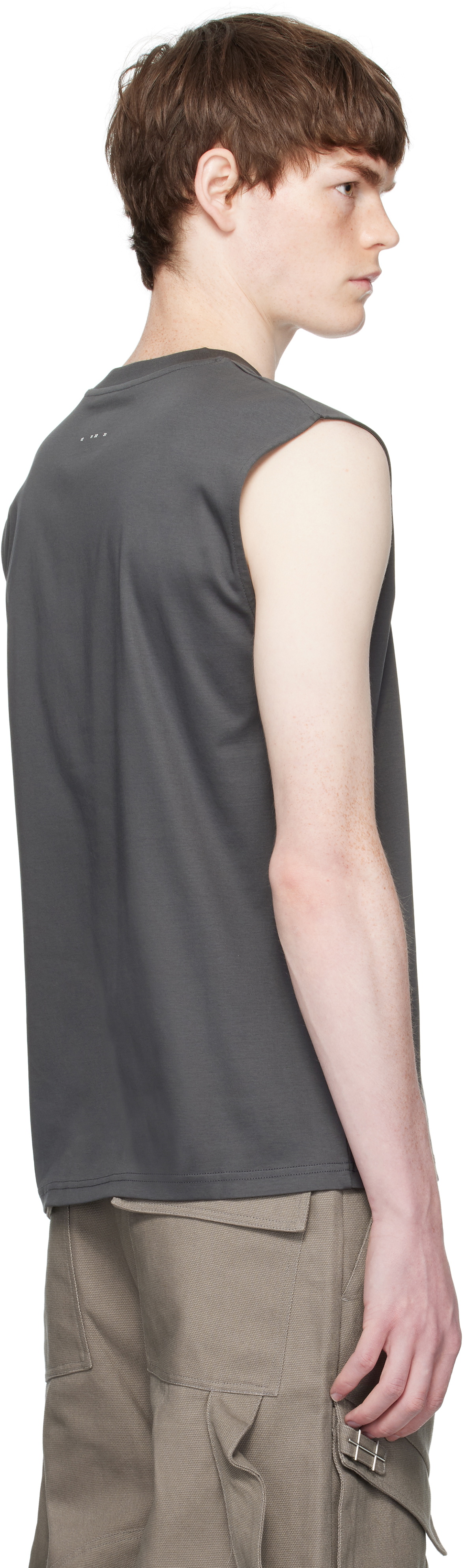 HELIOT EMIL Gray Retina Tank Top