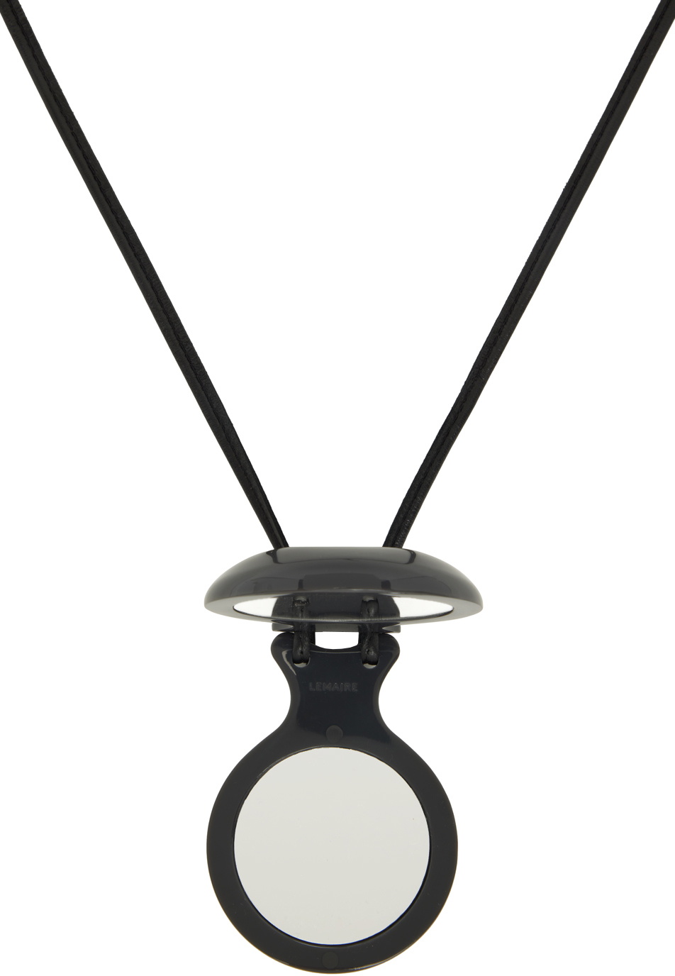 LEMAIRE Gray Castanet Necklace Lemaire