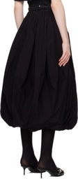 ABRA Black Cercle Midi Skirt