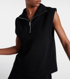 Varley Magnolia half-zip jersey tank top