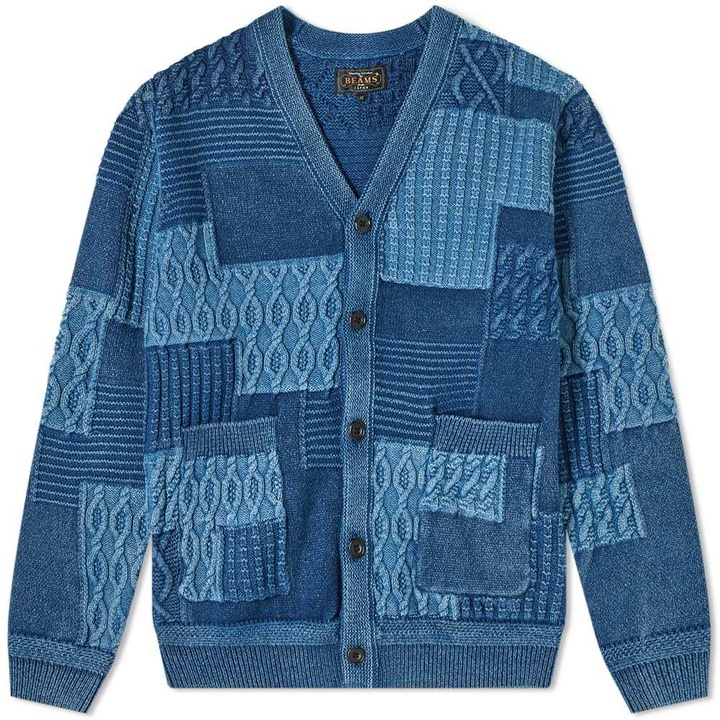 Photo: Beams Plus Cable Pattern Cardigan