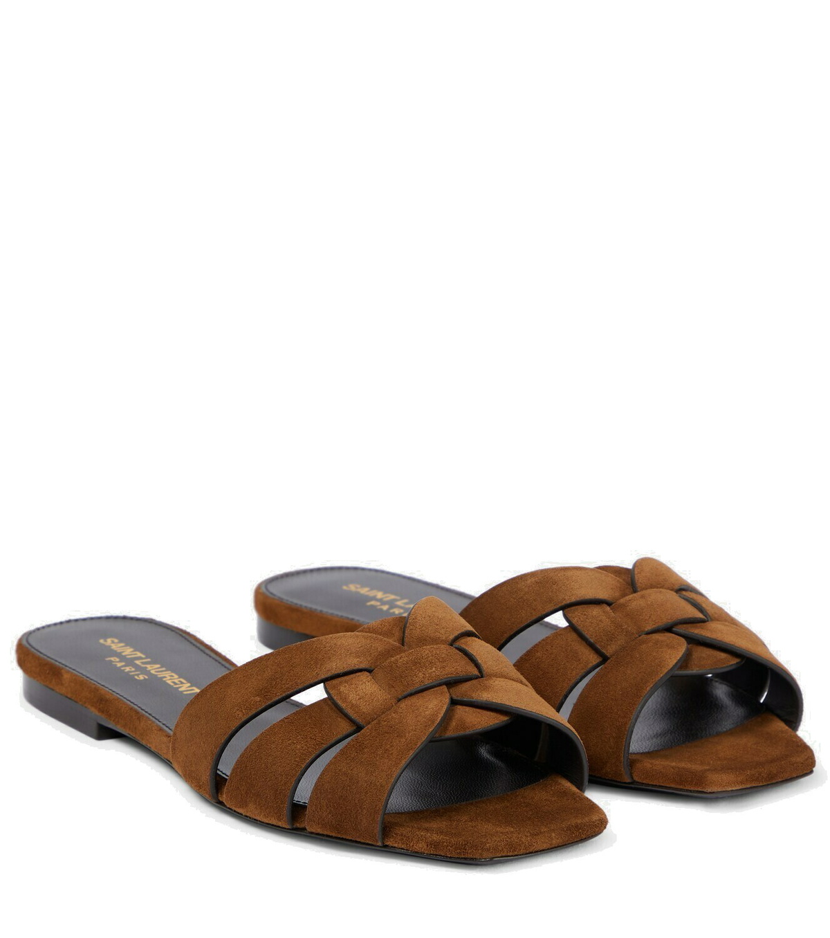 Saint Laurent Women's Sandal NU Pieds Tribute Beige