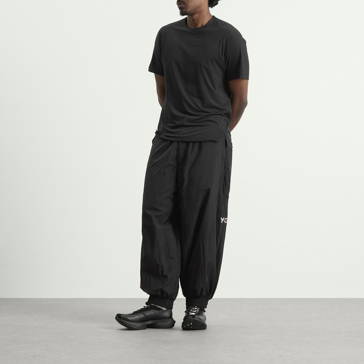 Y-3 Men's Running T-Shirt in Black