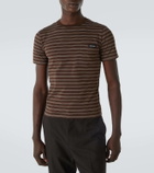 Miu Miu Striped cotton jersey T-shirt