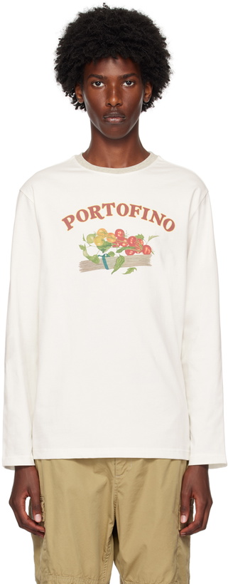 Photo: Kijun Off-White 'Portofino' Long Sleeve T-Shirt