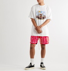 Rhude - Logo-Print Shell Drawstring Shorts - Red