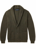 Thom Sweeney - Ribbed Merino Wool Cardigan - Green