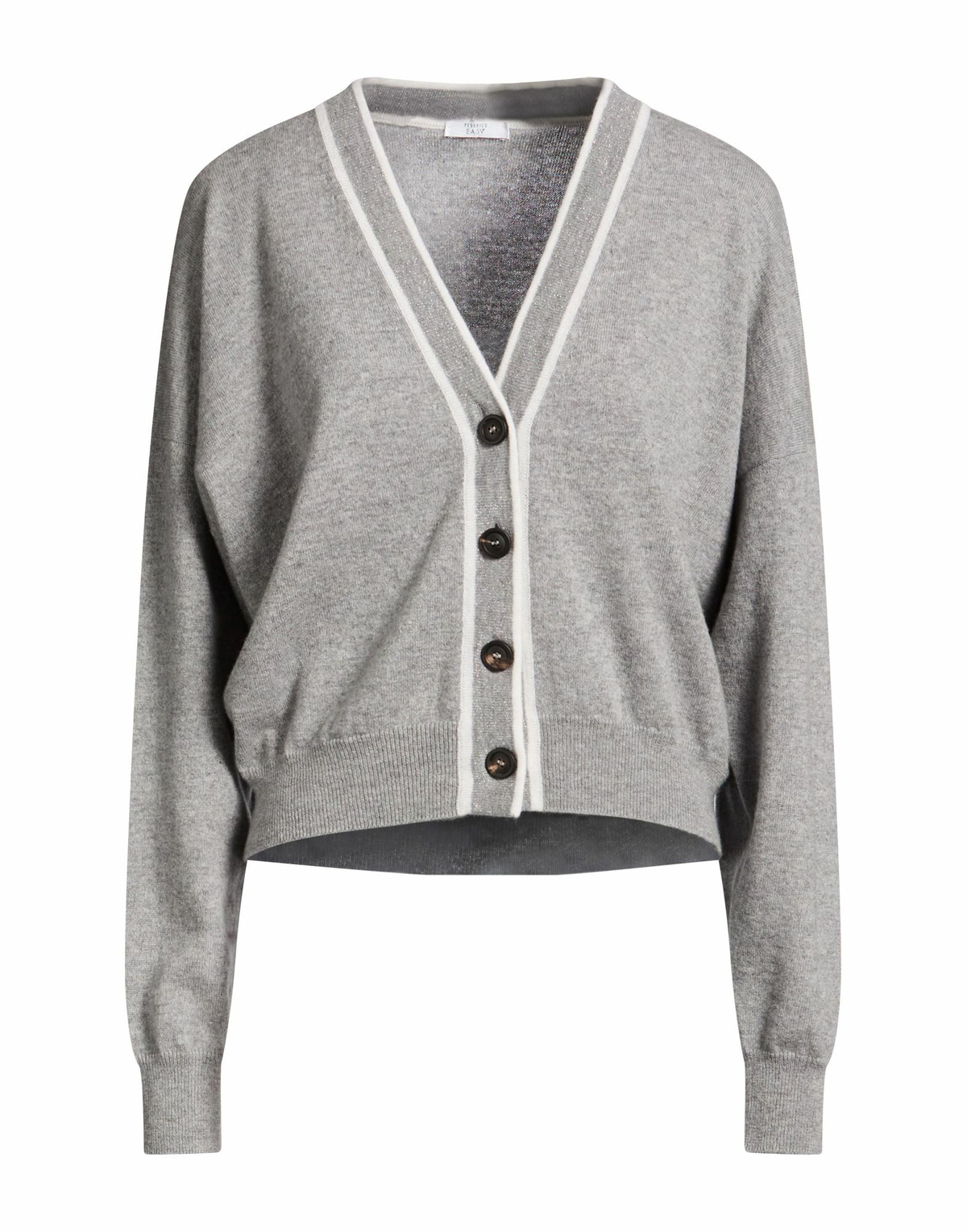 Peserico Easy Womens Cardigan Light in Grey