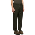 OAMC Green Cropped Drawcord Trousers