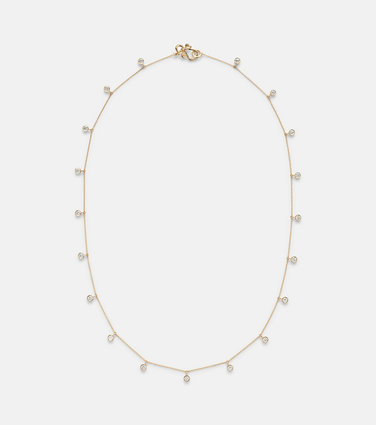 Sophie Bille Brahe Lou Of The Valley 18kt gold necklace with diamonds