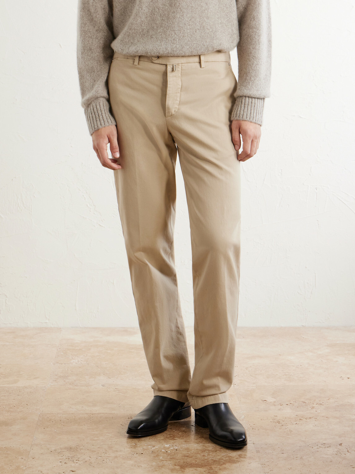 Kiton - Straight-Leg Lyocell-Blend Trousers - Neutrals