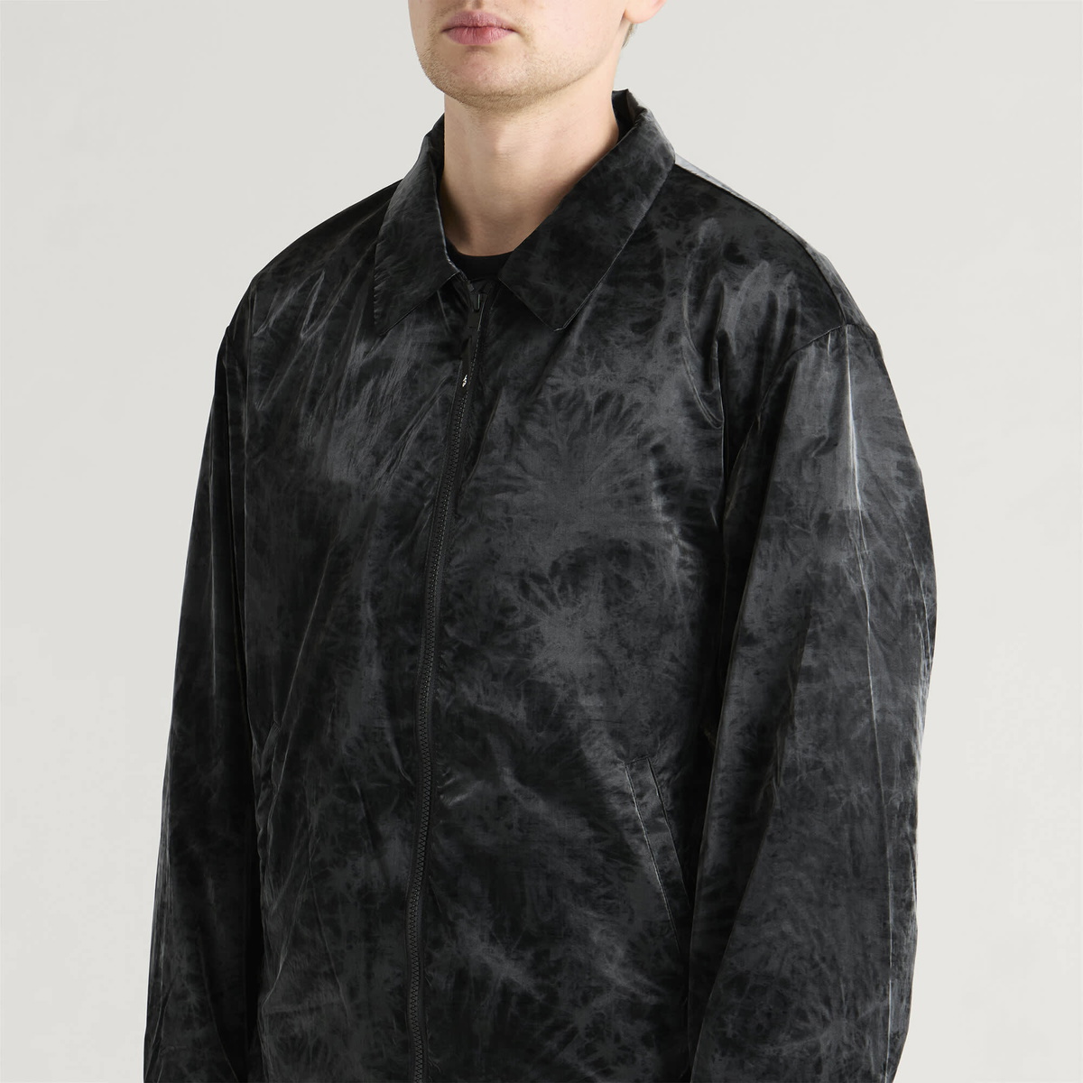Y-3 Men's Marble Nylon Shirt Jacket in Black
