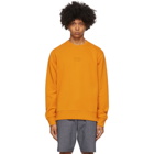 Saturdays NYC Orange Bowery United Crewneck Sweatshirt