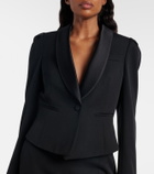 McQueen Cropped wool blazer