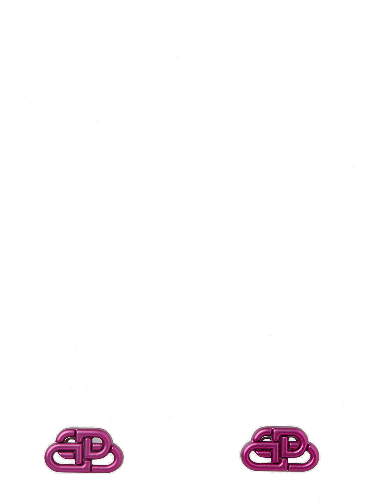 BB XS Stud Earrings in Pink Balenciaga