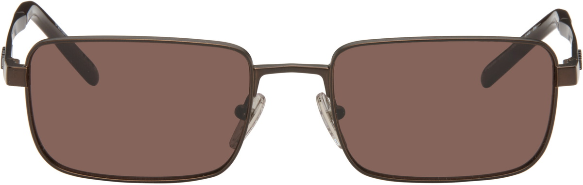 Prada Eyewear Brown 'Prada Logo' Sunglasses